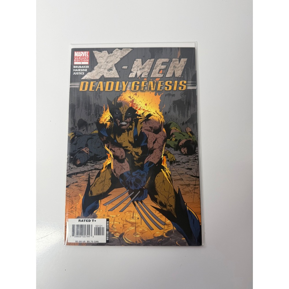 X-Men Deadly Genesis 1 Variant Marvel 2006 Brubaker Silvestri Wolverine Cover